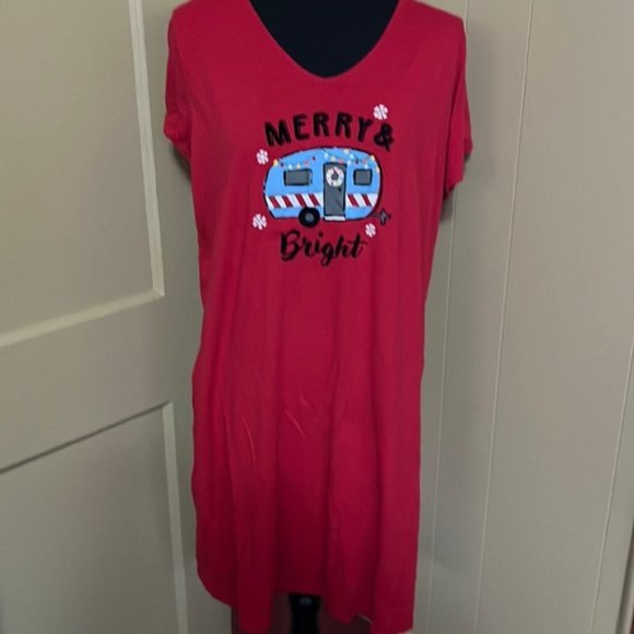 Secret Treasures Holiday Nightgown, Size L 12-14 - Picture 1 of 5
